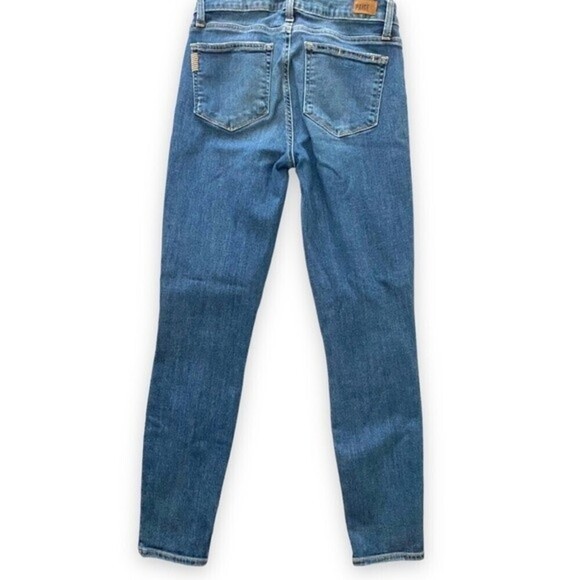 PAIGE Skinny Jeans in Deep Indigo - Picture 7 of 12